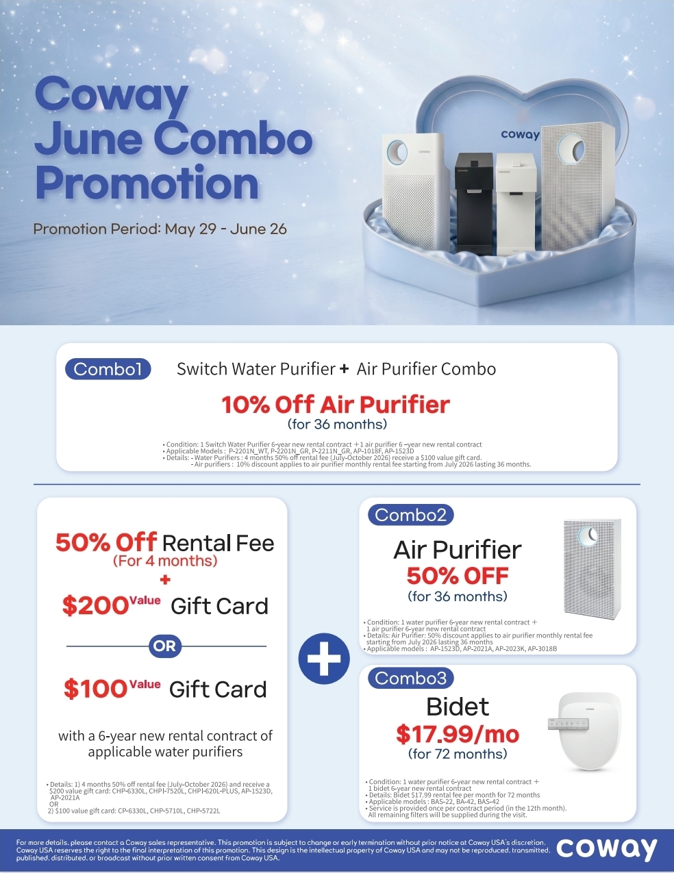 Coway Promotion